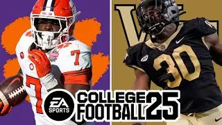 Clemson at Wake Forest - Week 7 Simulation (EA College Football 25)