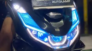 #pcx160 #hondapcx160 Langsung 3 Lensa di Sikat😱//Upgrade Projector BiledOsramAdvance+SaberSR1+DRL