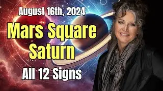 🔥Tensions Rising! Mars Square Saturn