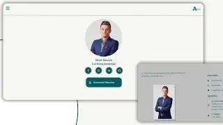 Responsive Personal Portfolio website using HTML CSS and Javascript.