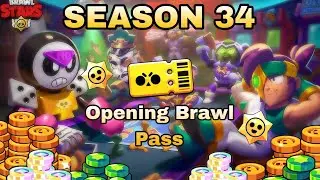 Opening Starr Force Season 34 Brawl Pass | Brawl Stars Opening