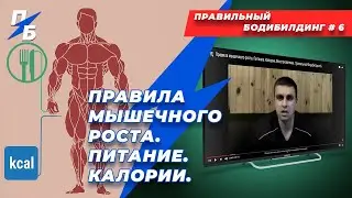 Правила мышечного роста. Питание. Калории. Правильный Бодибилдинг 6. Ремейк