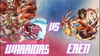 A.O.T Wings Of Freedom Eren vs Warriors Gameplay