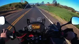 TESTE DE CÂMERA (SJ4000 4K WIFI) CB500X 90KM/H