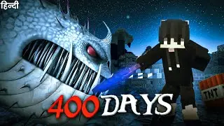 I Survive  400 Days in DRAGON vs VIKINGS in Minecraft (हिंदी)