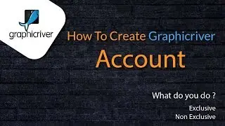 How to create Graphicriver account ? | What do you do,  Exclusive ya Nonexclusive !