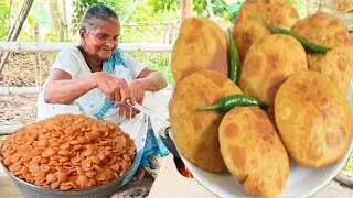 অপূর্ব স্বাদের মুসুর ডালের ডাল পুরি একবার খেলে বারবার খাবেন | Dal puri recipe | Village food