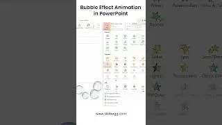 Bubble Effect Animation in PowerPoint 