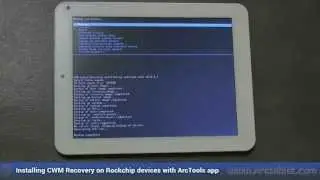 ClockworkMod Recovery (CWM) easy install on Rockchip devices with ArcTools