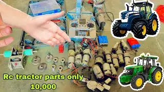 I buy this RC tractor gear moter and 6chanel remote only 10,000 || DC gear moter RC project
