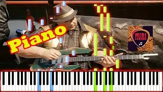 How To Play - Cyberpunk 2077 - NPC Guitar Man - Piano Tutorial
