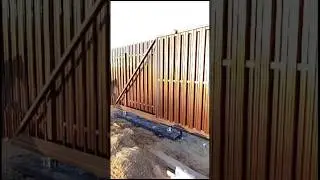Забор из штакетника