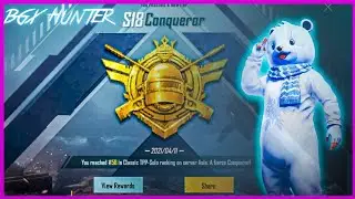 291 RANK FINALLY REACHED CONQUEROR  ||Pubg Mobile || BGX HUNTER