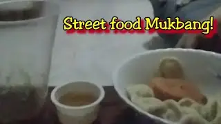 Street food *Fishball & Kikiam* mukbang | Streetfood mukbang PH