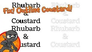 How to Outline Problem Fonts Like Google's Coustard in Illustrator with Creative Cloud
