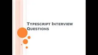 important typescript interview questions part1