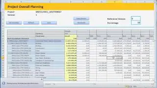 3. SAP Planning: Excel Upload for SAP Project Planning