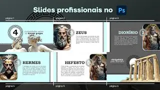 Como fazer uma APRESENTAÇÃO no Photoshop 🚀 | Para Escola, Faculdade, Trabalho