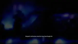 ME3: Renegade Shepard Control Cutscene