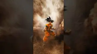 Goku action figure photography 