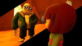 Undertale. Иди сюда и поцелуй... [SFM]
