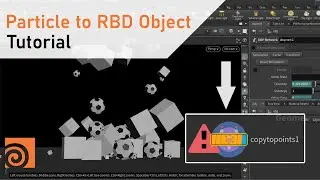 Particle to RBD Object II Houdini Tutorial