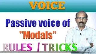Passive voice of 