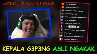 LATIHAN JUALAN DI PASAR KEPALA G3P3NG ASLI NGAKAK - Rusman visage ft Julio Sniper Dota 2