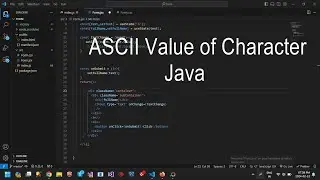 Write a Java program to print the ascii value of a given character ASCII values of Characters