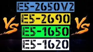 XEON E5-2650v2 VS E5-2690 VS E5-1650 VS E5-1620
