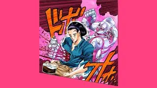Josuke punches his mom - manga with anime audio