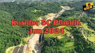 Koridor 5C Pločnik jun 2024
