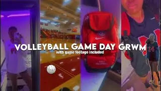 highschool volleyball game day vlog +grwm