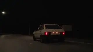 little night ride with two lada’s