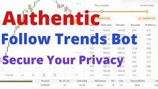 Authentic Binary.com Bot - Follow Trends Binary Bot | Secure Your Privacy of Your Account