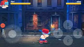 Jogando Friday Night Funkin So Que De Luta - Friday Night Funkin Fighting