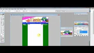 How to design index web page in adobe photoshop