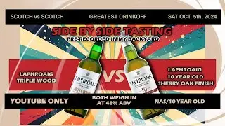 Laphroaig Triple Wood vs Laphroaig 10 Year Old Sherry Oak Finish Chris Jensen Studios