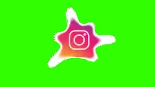 Instagram logo Special Animation || Green Screen || By Green Screen Tutorial || 
