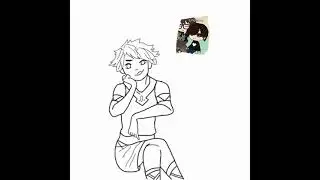 Speedpaint- redrawing my bf as Apollo [original made by erinye on tumblr]