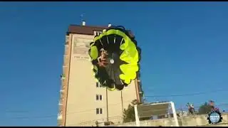 Удар током во время катания на парашюте в Джубге