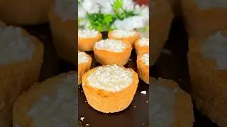 Мини пирожный Рафаэлло😋 #казакшарецепт#рафаэлло