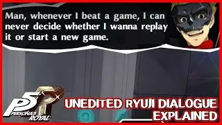Unedited Ryuji cough explained - Persona 5 Royal