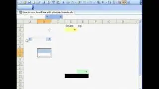 Excel Solution - How to use Scroll bar with if formula