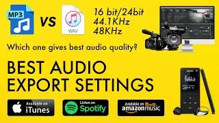 Best Audio Export Settings | Mp3 vs Wav | Audio Sample Rate | 16bit vs 24bit | Mixcraft Tutorial