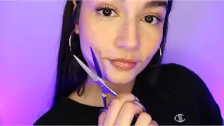 ASMR ~Extremely Tingly~ Haircut Salon Triggers (Tapping, Brushing, Scissors)