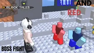 Blue And Red Boss Fight-Block tales(ROBLOX)