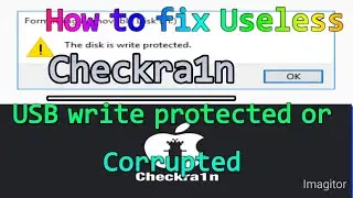 How to FIX Useless USB Drive |  write protected | USB Drive Corrupted |