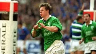 Brian O'Driscoll's Hat-Trick vs France Rugby 2000