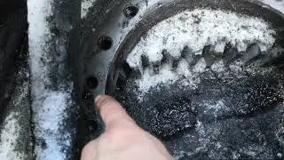 Выезд на разрез, высверливание заломышей.